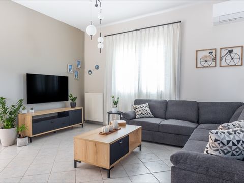 Living room with television